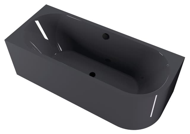 VIVA L MONOLITH wanna wolnostojąca przyścienna 170x75x60cm, szary