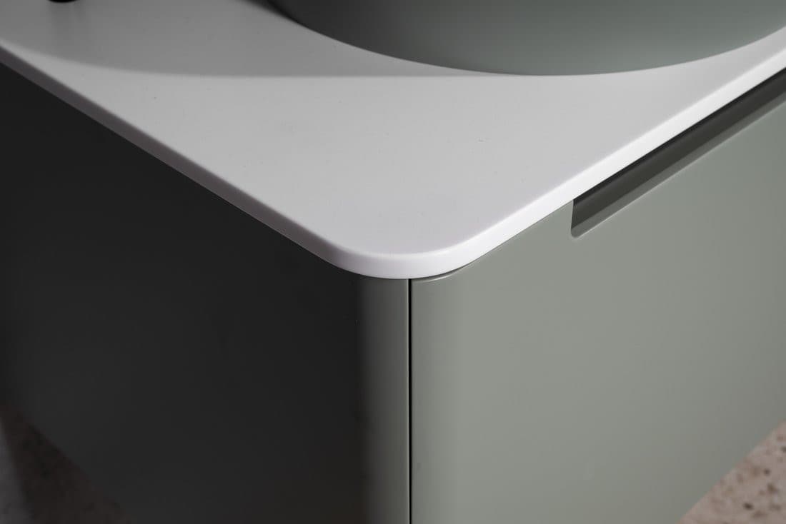 KERALA szafka pod umywalkę 120x35x47,5cm, 1 szuflada, antracyt mat