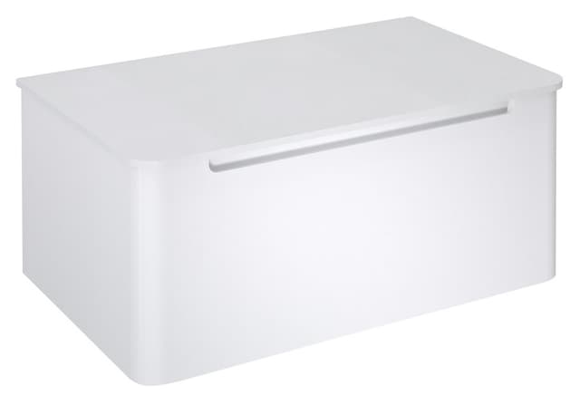 KERALA szafka pod umywalkę 80x35x47,5cm, 1 szuflada, biały połysk