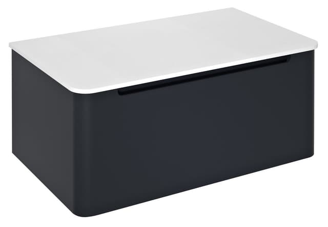 KERALA szafka pod umywalkę 80x35x47,5cm, 1 szuflada, antracyt mat