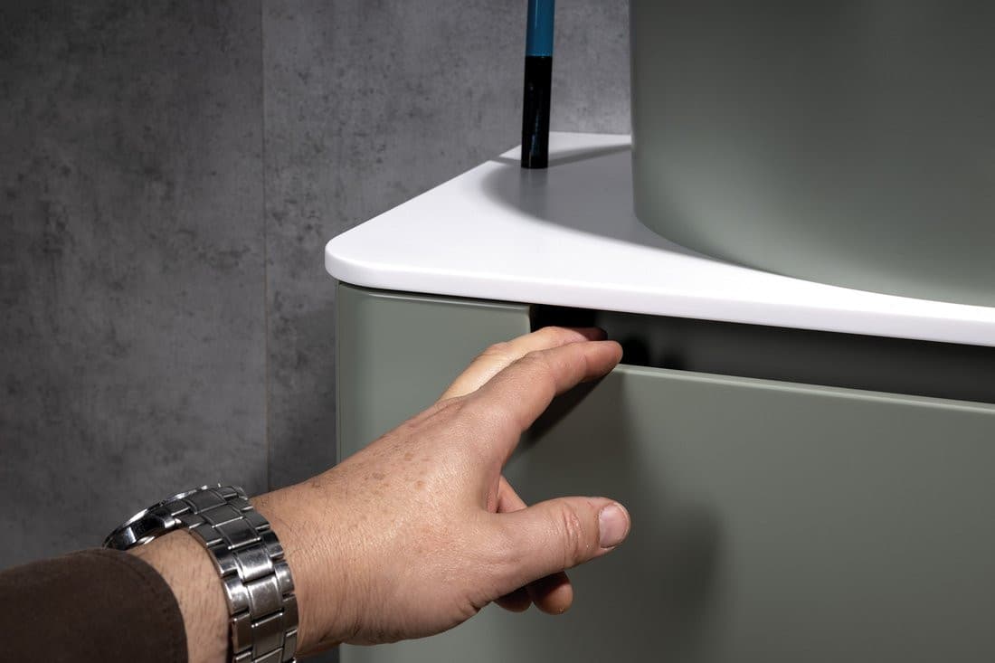 KERALA szafka pod umywalkę 100x35x47,5cm, 1 szuflada, antracyt mat