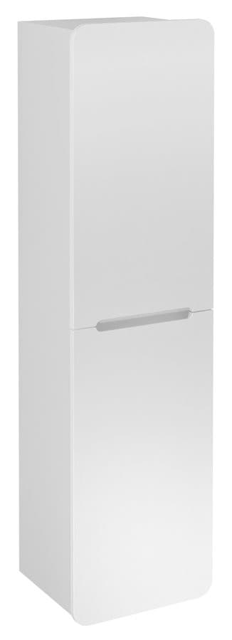 KERALA słupek wysoki, 38x143x32cm, 2 drzwiczki, lewy/prawy, biała połysk