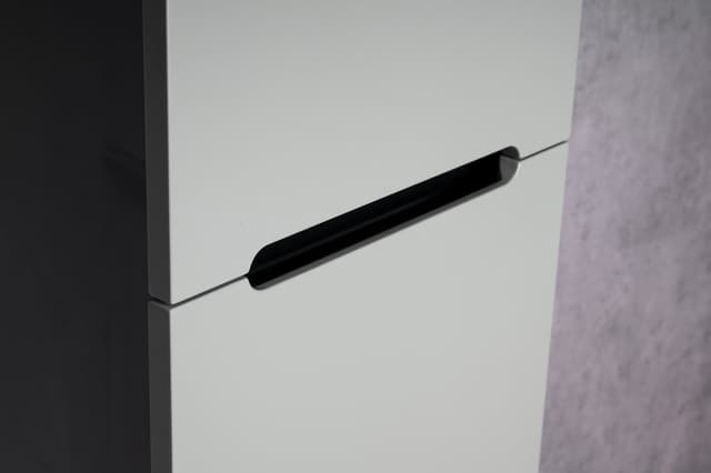 KERALA słupek wysoki, 38x143x32cm, 2 drzwiczki, lewy/prawy, carina/antracyt mat