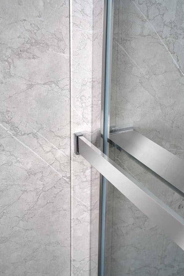 Półka skracana do kabin prysznicowych walk-in 60-140 cm, chrom