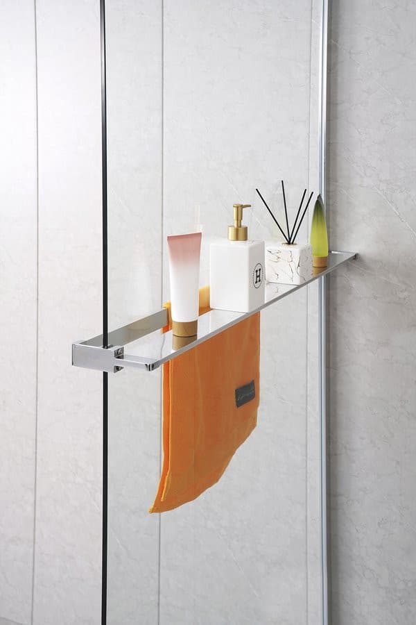 Półka skracana do kabin prysznicowych walk-in 60-140 cm, chrom
