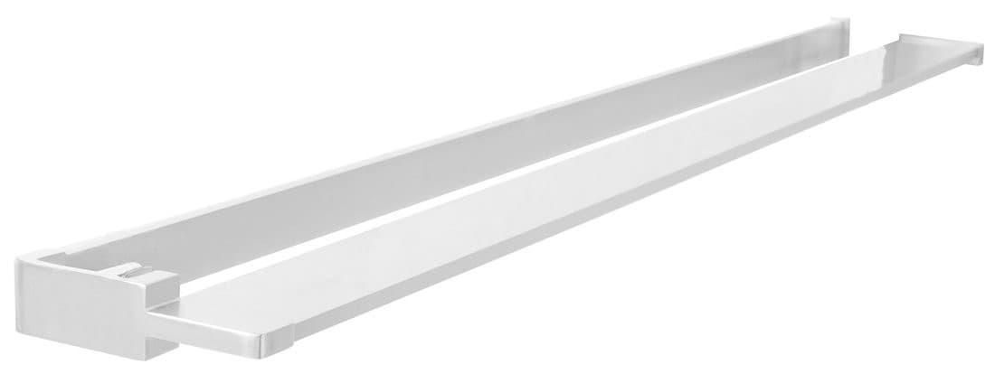 Półka skracana do kabin prysznicowych walk-in 60-140 cm, biały mat