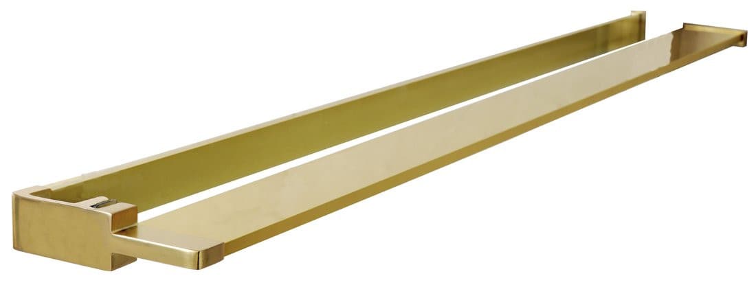 Półka skracana do kabin prysznicowych walk-in 60-140 cm, złoty mat