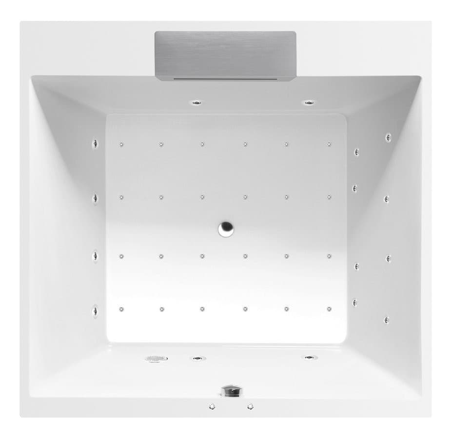 CAME FALLS wanna z hydromasażem, 175x175x50cm, Active Hydro-Air, chrom