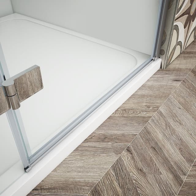 TRINITY CHROME drzwi prysznicowe do wnęki 1100 mm, szkło matowe, lewe