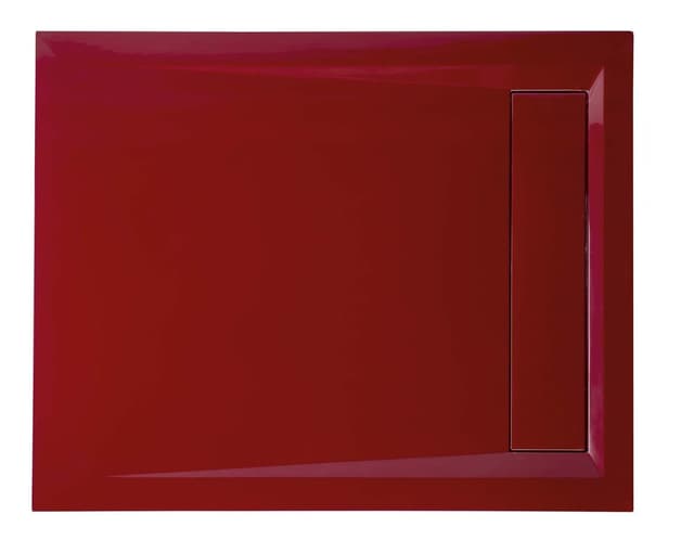 VARESA brodzik kompozytowy z maskownicą syfonu, 100x80cm, biały