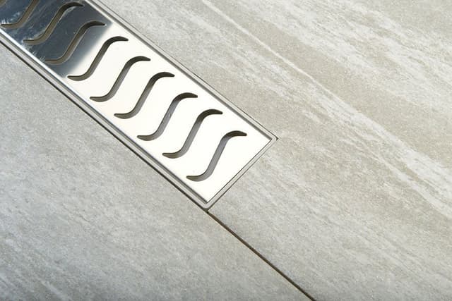 SCENE odpływ liniowy z rusztem ze stali nierdzewnej, L-720mm, DN40