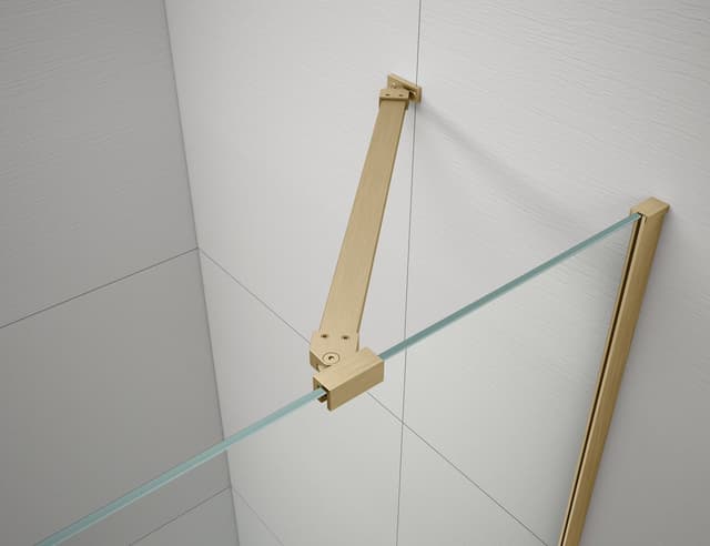 TRINITY GOLD MATT kabina prysznicowa 1200x900mm, wejście z rogu, szkło matowe