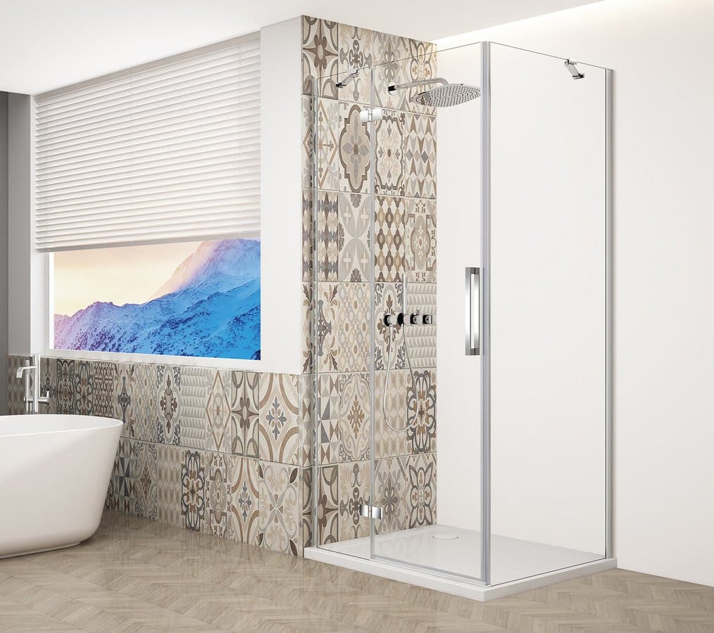 TRINITY CHROME kabina prysznicowa 1100x1000mm, szkło czyste, lewe