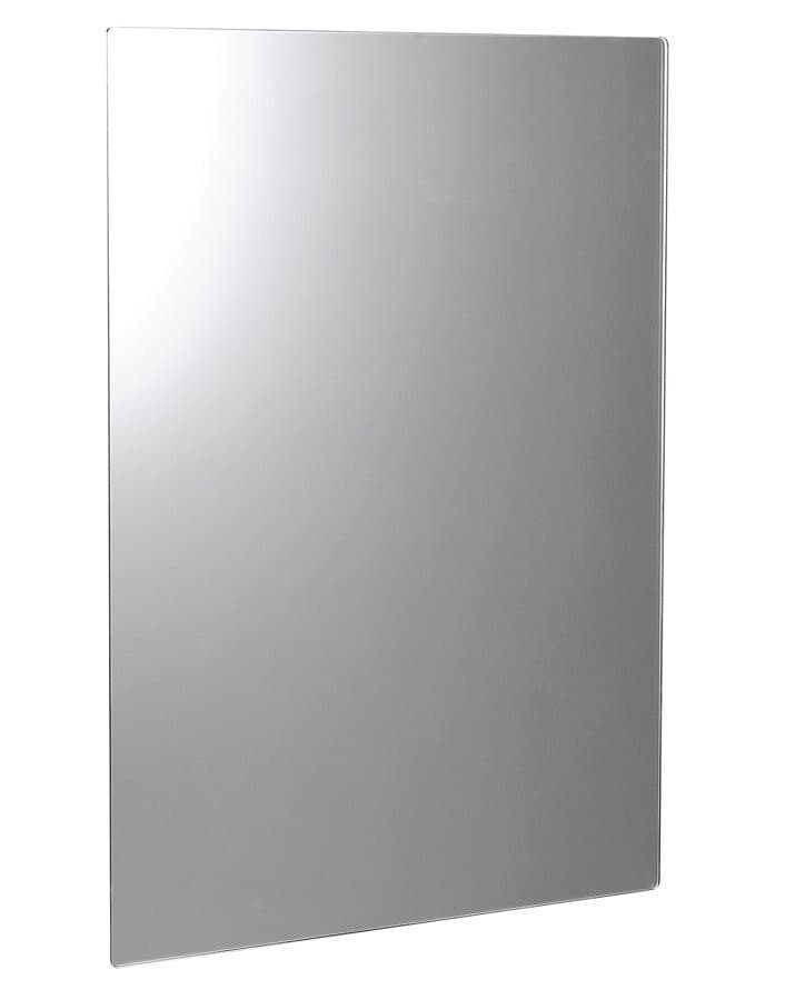 PLAIN lustro ze ściętą krawędzią 60x80cm, zaokrąglone rogi, CU free