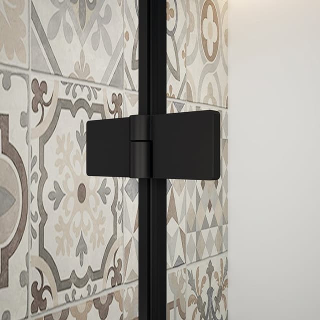 TRINITY BLACK kabina prysznicowa 1200x1000mm, szkło czyste, lewe