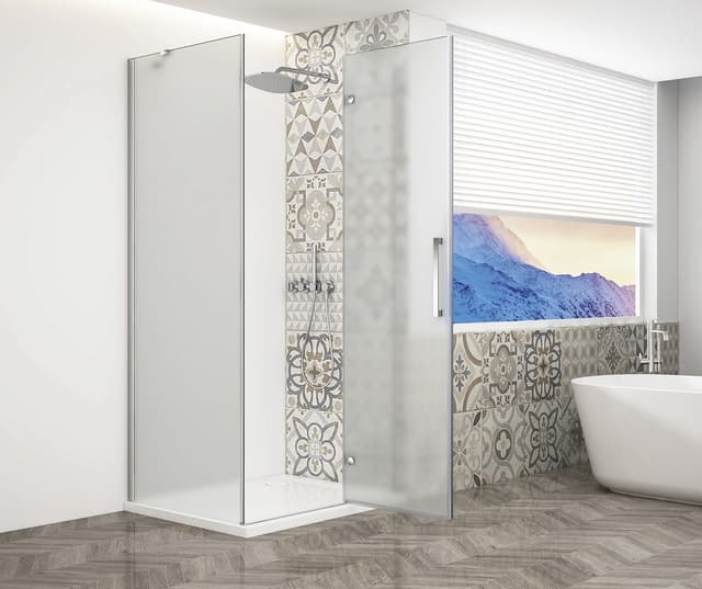 TRINITY CHROME kabina prysznicowa 800x1200mm, szkło matowe, prawe