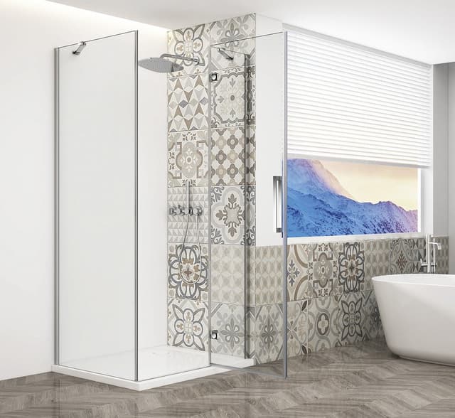 TRINITY CHROME kabina prysznicowa 1200x900mm, szkło czyste, prawe