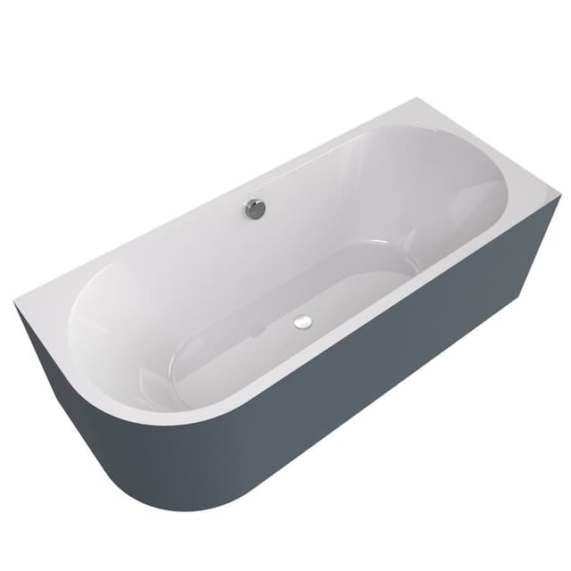 VIVA R MONOLITH wanna wolnostojąca przyścienna 180x75x60cm, biały/siena