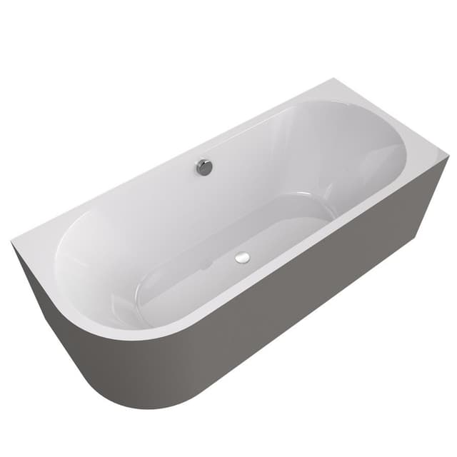 VIVA R MONOLITH wanna wolnostojąca przyścienna 180x75x60cm, biały/agila