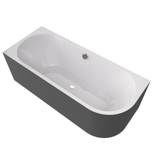 VIVA L MONOLITH wanna wolnostojąca przyścienna 170x75x60cm, biały/carina