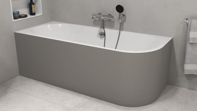 VIVA L MONOLITH wanna wolnostojąca przyścienna 170x75x60cm, biały/agila