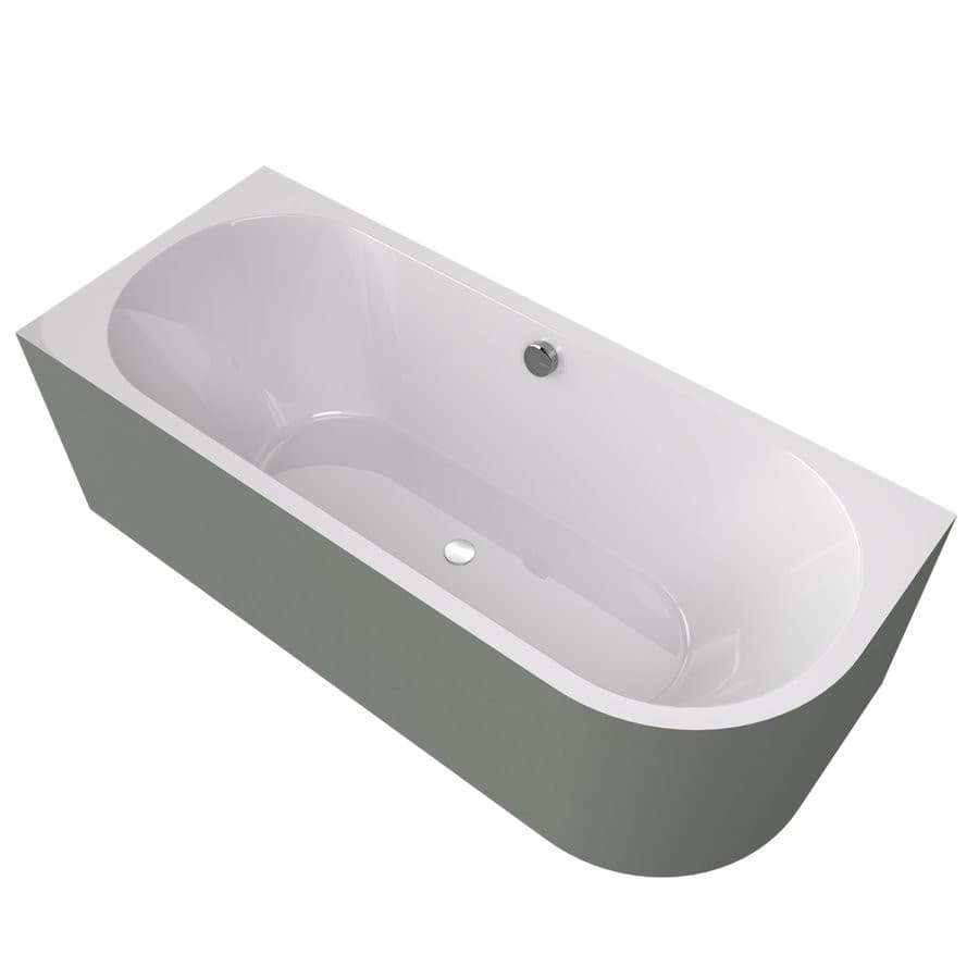 VIVA L MONOLITH wanna wolnostojąca przyścienna 170x75x60cm, biały/verde