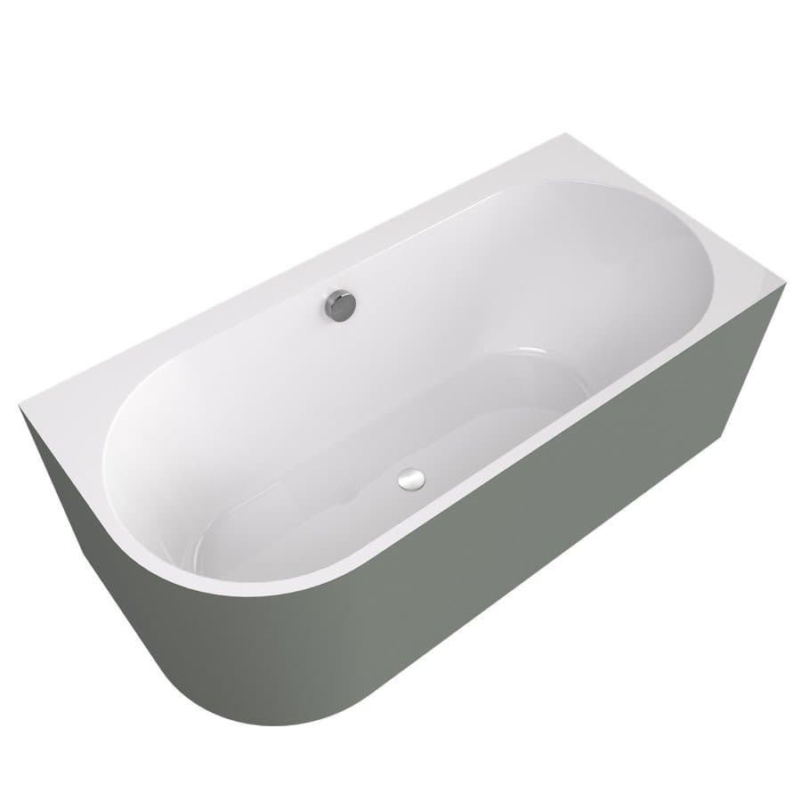 ASTRA R MONOLITH wanna wolnostojąca przyścienna 160x75x60cm, biały/verde