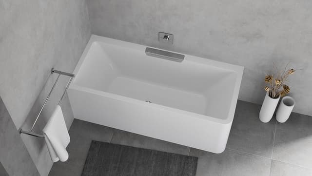 CASCATA L MONOLITH wanna prostokątna 180x80x60cm, kaskada ze stali nierdzewnej