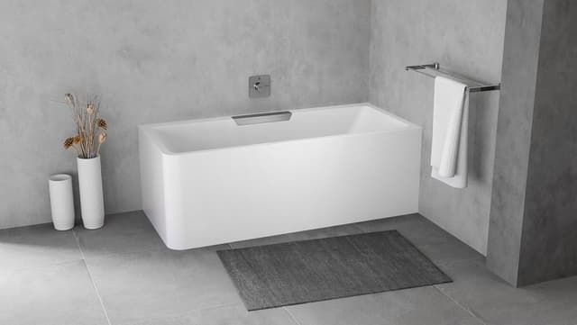 CASCATA R MONOLITH wanna prostokątna 180x80x60, kaskada ze stali nierdzewnej