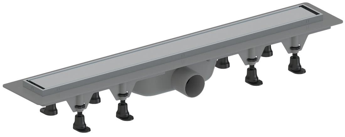 FLIDO odpływ liniowy z rusztem ze stali nierdzewnej do płytek, L-710, DN50