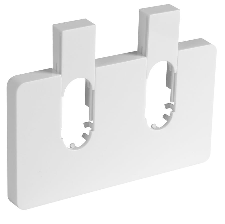 Q-START rozeta maskująca zespolona do zaworów o rozstawie, biały