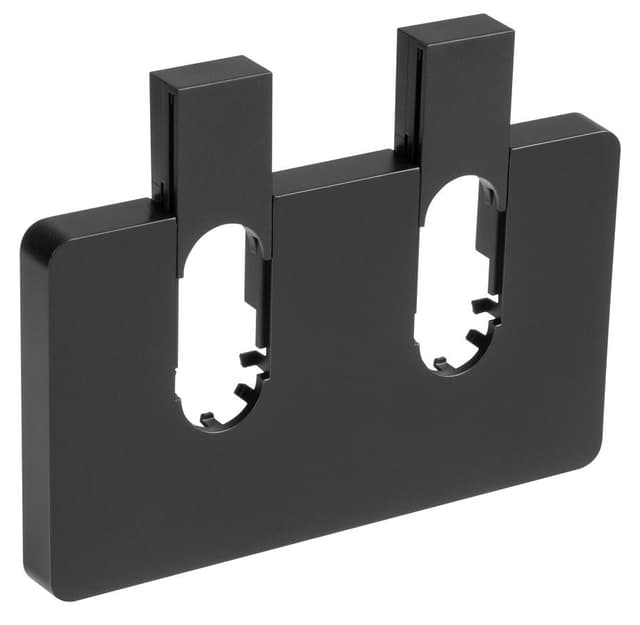 Q-START rozeta maskująca zespolona do zaworów o rozstawie, czarny mat