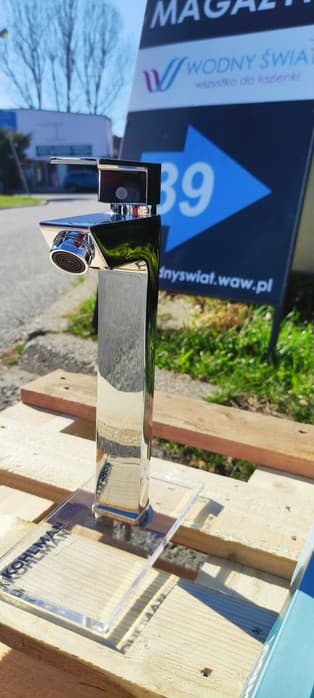 Bateria umywalkowa wysoka Jaguar ARIA 27cm, outlet, rysa z tyłu