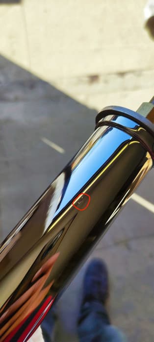 Bateria umywalkowa wysoka Jaguar ARIA 27cm, outlet, rysa z tyłu