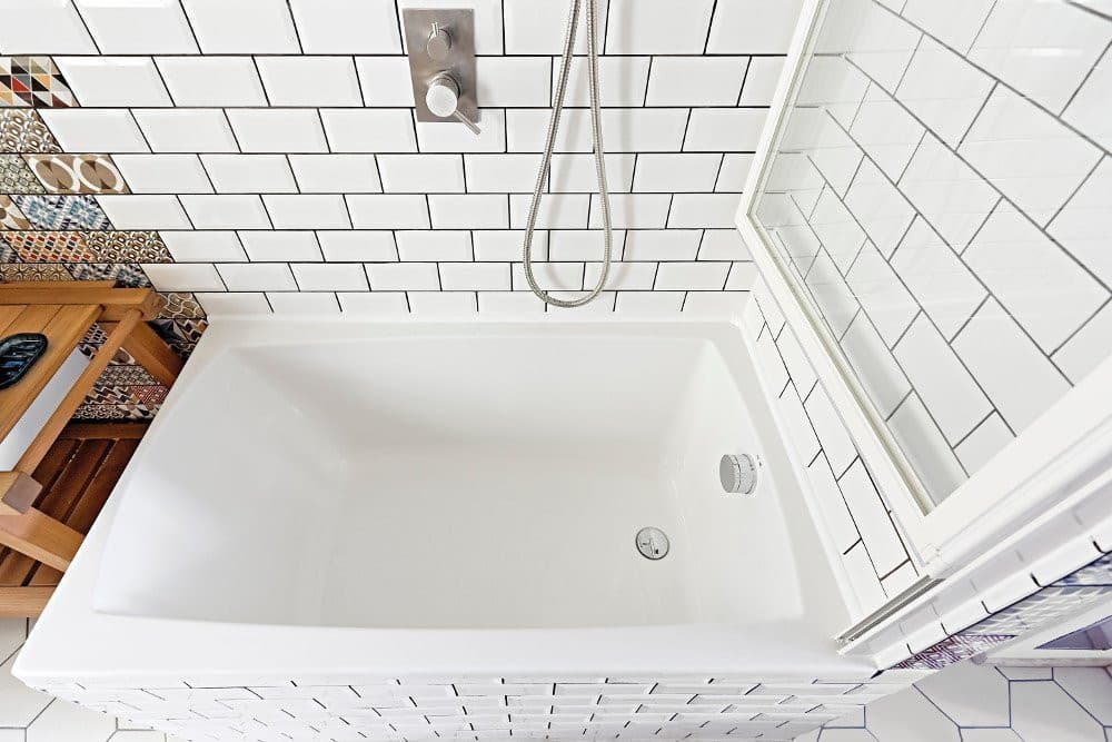 Zestaw odpływowy z napełnianiem, długość 775mm, korek automatyczny 72mm, chrom