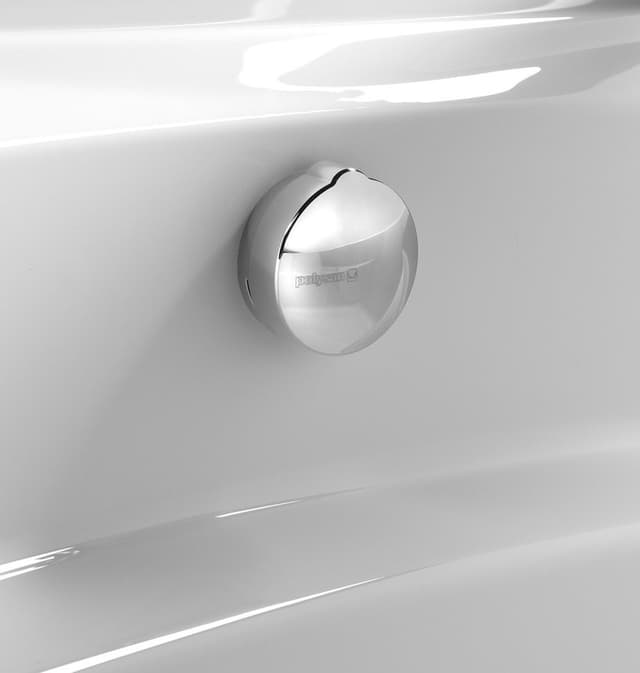 Zestaw odpływowy z korkiem automatycznym, długość 575mm, korek 72mm, chrom