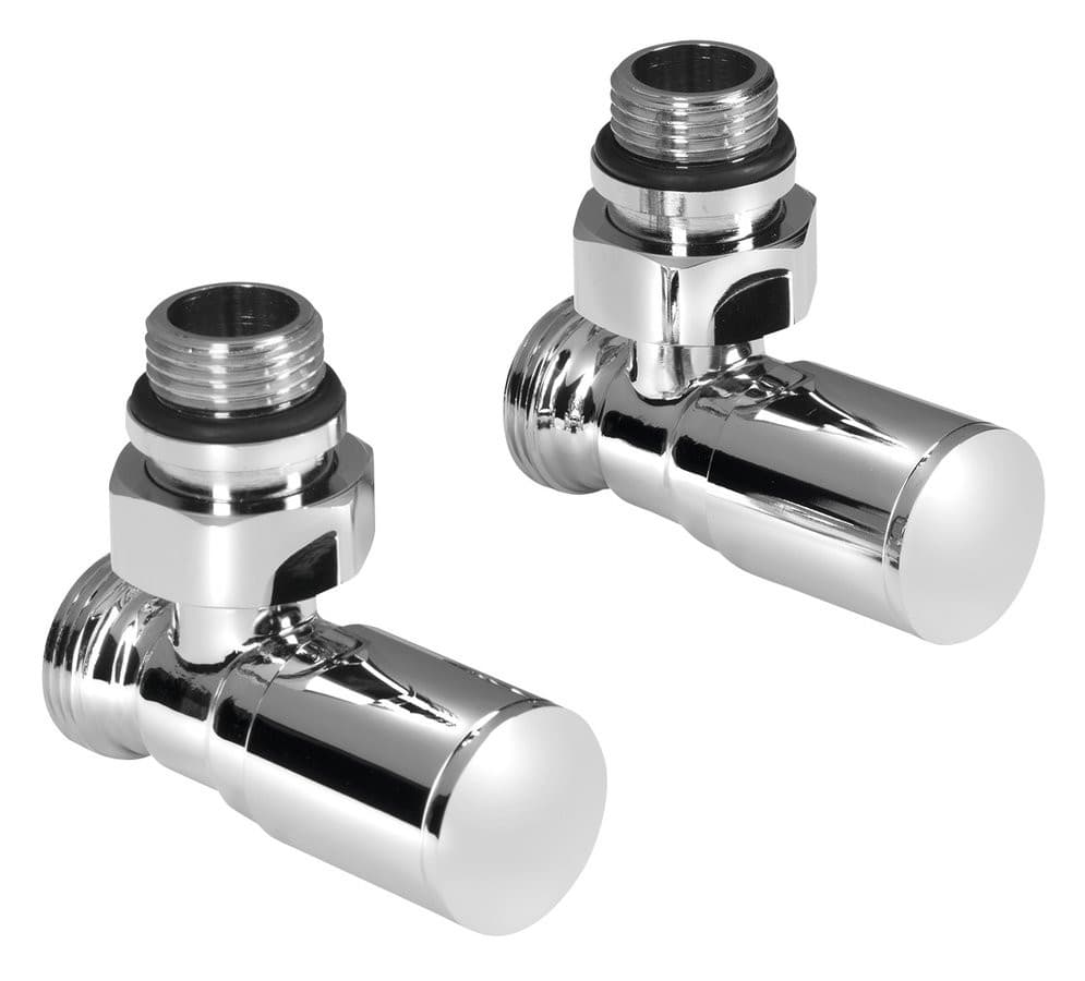 C-START zestaw przyłączeniowy zaworów ręcznych narożnych, chrom