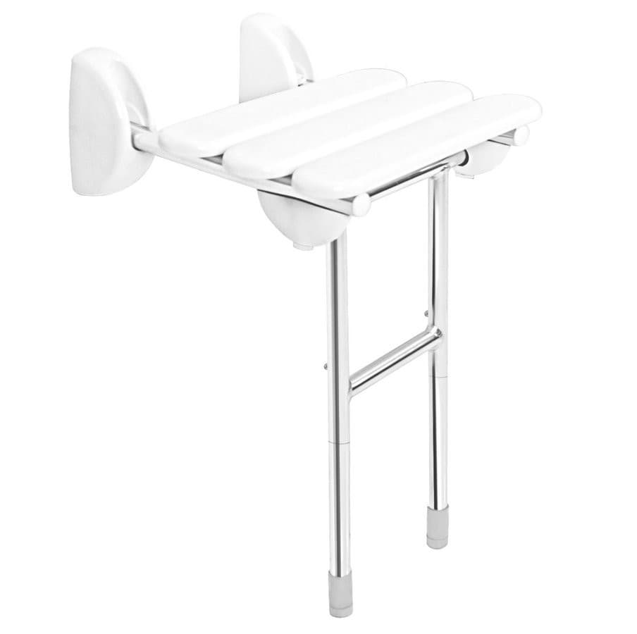 HANDICAP siedzisko prysznicowe, składane z podporą, 38x36cm, biały