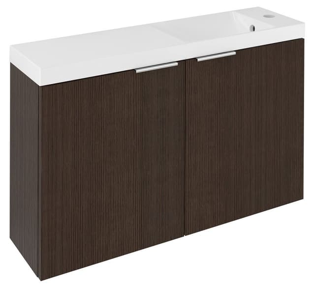 LATUS X szafka podumywalkowa z umywalką 80x54,5x22cm, sosna rustykalna