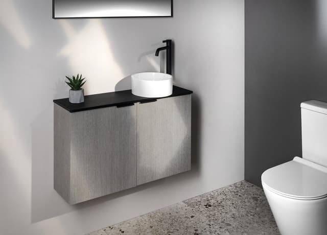 LATUS X szafka podumywalkowa z umywalką 80x54,5x22cm, dąb Sherwood