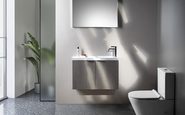 LATUS X szafka podumywalkowa z umywalką 80x54,5x22cm, dąb cuneo