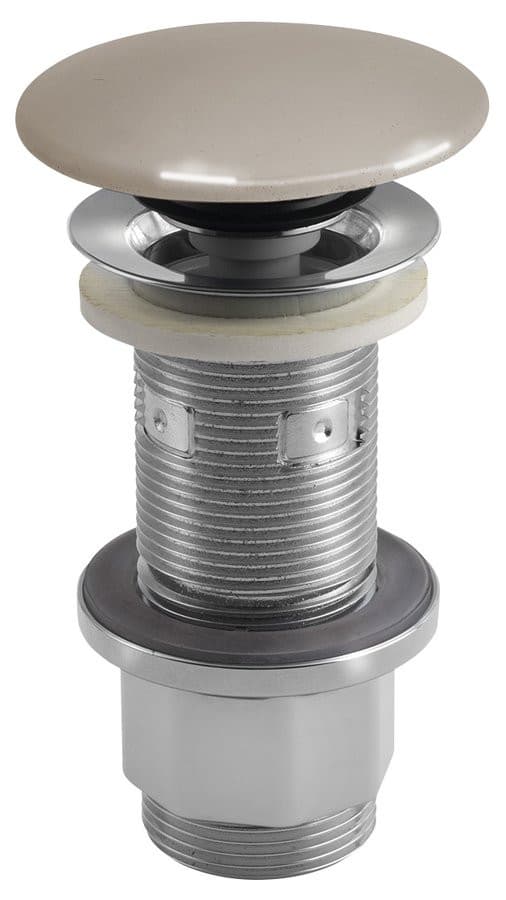 Korek umywalkowy 5/4'', klik-klak, betonowy grzybek, 10-80mm, piaskowy półpołysk