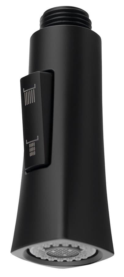 Wysuwany prysznic do baterii zlewozmywakowej 1/2 ", 2 funkcje, czarny mat