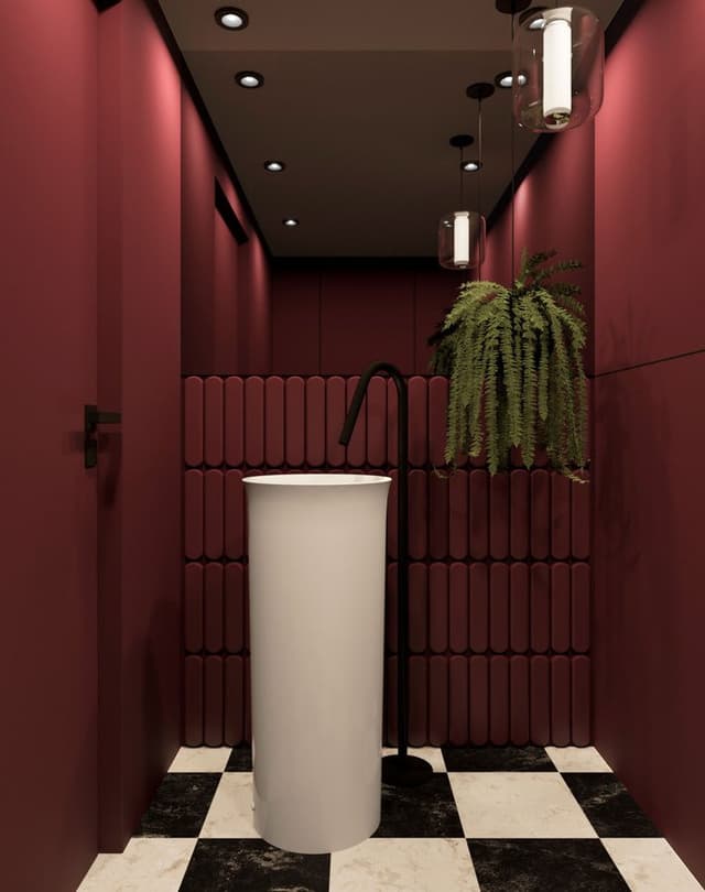 THE NEW YORKER umywalka ceramiczna wolnostojąca 40x89x40cm, biały