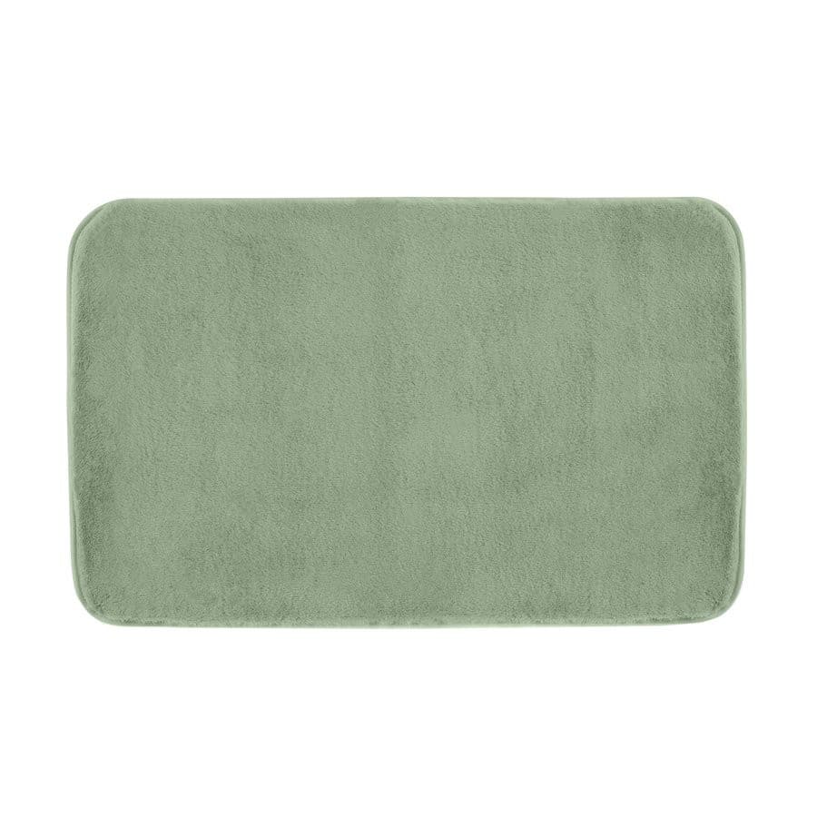 FUZZY dywanik lazienkowy, 60x100cm, 100% polyester, antypoślizgowa, zielony