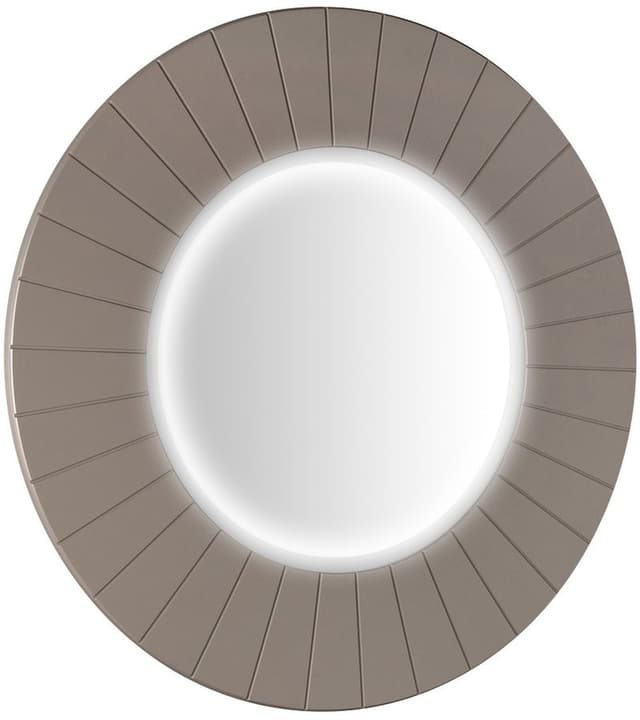 LUMIRO STRIP okrągłe lustro z oświetleniem LED w ramie średnica 90cm, agila