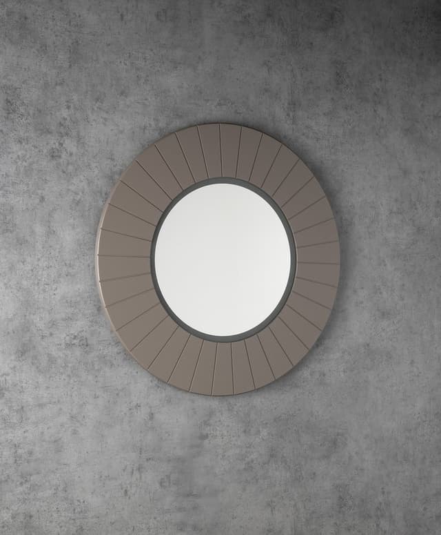 LUMIRO STRIP okrągłe lustro z oświetleniem LED w ramie średnica 90cm, agila