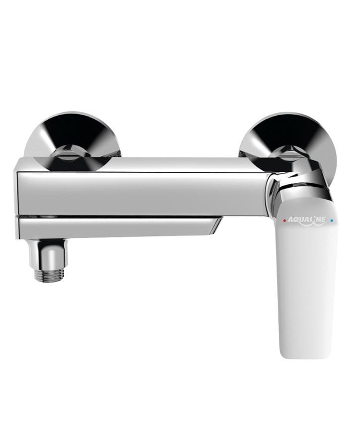 FLERY bateria wannowa/prysznicowa ścienna z obrotową wylewką, chrom