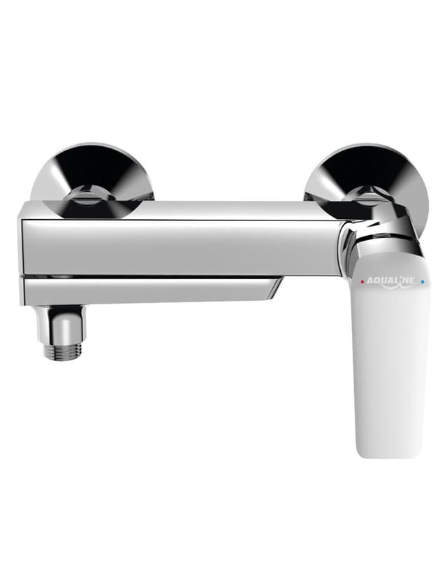 FLERY bateria wannowa/prysznicowa ścienna z obrotową wylewką, chrom