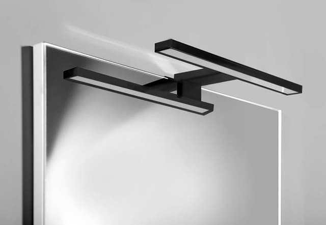 SERAPA oświetlenie LED, 5W, 230V, 300x40x100mm, IP44, plastik, czarny mat